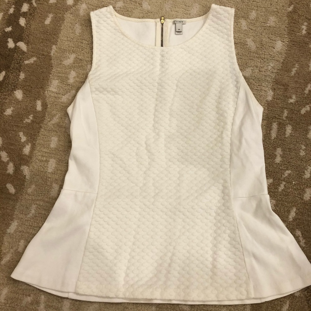 JCrew Peplum Tank